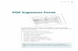 PDF Expenses Form - · PDF filePDF Expenses Form 2 Projects PDF Expenses Form Let’s assume that you want to create an employee expense claim form to be posted on the company intranet