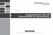 Assessment Book TeAcheR’S MANUAL · PDF fileAssessment Book TeAcheR’S MANUAL GRAde3 Glenview, Illinois • Boston, ... in your class—including English language learners, students