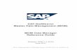 MDM 7.1 Data Manager Reference Guide - SAP · PDF fileMDM Data Manager Reference Guide iii Contents Part 1: Starting Data Manager ..... 1 Starting and Connecting to a Repository