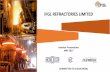 IFGL REFRACTORIES LIMITEDifglref.com/presentation/IFGL_Refractories_FY17-Final.pdf · IFGL REFRACTORIES LIMITED ... capacities in Indian Refractories Makers Association ... • Was
