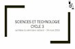 SCIENCES ET TECHNOLOGIE CYCLE 3technologie.discipline.ac-lille.fr/ressources/reunions-de-bassin... · Sommaire Introduction : quelques rappels… Recommandations pour le cycle 3 en