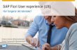 SAP Fiori User experience (UX) - sapsa.se ¥-fungerar-det... · PDF fileHur fungerar det tekniska? SAP Fiori User experience (UX) Anders Heimer @HeimerAnders Niklas Packendorff @packendorff