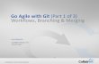 Go Agile with Git (Part 1 of 3) Workflows, Branching & Merging · PDF fileGo Agile with Git (Part 1 of 3) Workflows, Branching & Merging Luca Milanesio ... Enterprise code-review workflow