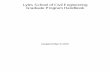 Lyles School of Civil Engineering Graduate Program Handbook · PDF fileLyles School of Civil Engineering Graduate Program Handbook . ... Procedures Manual, Sections V ... the Lyles