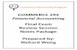 Financial Accounting - CUScus.ca/wp-content/uploads/2013/11/Final-Exam... · 2 CUS Commerce Mentorship Program COMM 293 - Intro to Financial Accounting Final Exam Review Session Tutor: