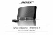 SoundDock Port Cover 3L 8.5x5.5 - Bose Corporation · PDF filewithin the system enclosure that may be of sufficient magnitude to constitute a risk of electric shock. ... laundry tub,