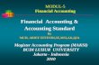 Modul-5- The Financial Accounting & Accounting Standard · PDF fileFinancial Accounting & Accounting Standard By ... Understand the Basic of the Financial Accounting & Accounting Standard.