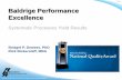 Baldrige Performance Excellence · PDF fileBaldrige Performance Excellence ... Self Regional Healthcare chose the Baldrige Criteria for performance Excellence as the best ... the ability