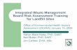 Basic Risk Assessment Training · PDF file1 OEHHA Integrated Waste Management Board Risk Assessment Training for Landfill Sites Office of Environmental Health Hazard Assessment (OEHHA)