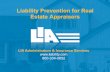 Liability Prevention for Real Estate Appraisers - Arkansas · PDF fileLiability Prevention for Real Estate Appraisers ... (negligence case against divorce case appraiser). ! ... Reviewer
