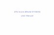 ZTE Score (Model # X500) User Manual - ZTE USA | · PDF file3 Let’s get started Thanks for choosing the ZTE Score (Model # X500). It’s a CDMA2000 1X EVDO Digital Mobile Phone,