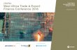 Lagos West Africa Trade & Export F 16 Finance Conference · PDF fileWest Africa Trade & Export F 16 Finance Conference 2016 ... contacts, with the prospect of ... Head, Specialised
