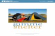 imme shelter - National Park Foundation · PDF fileTHE OWNER’S GUIDE SERIES VOLUME 5 gimme shelter Presented by the National Park Foundation