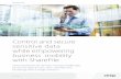 Control and secure sensitive data while empowering ... · PDF fileSolutions Brief Control and secure sensitive data while empowering business mobility with ShareFile Solve top financial
