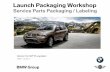 Launch Packaging Workshop - BMW · PDF fileParts Technical and Stock Management Americas Packaging Spezialist Page 1 Launch Packaging Workshop Service Parts Packaging / Labeling CDC