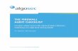 An AlgoSec Whitepaper · PDF fileTHE FIREWALL AUDIT CHECKLIST | 3 The Firewall Audit Checklist The following is a checklist of six best practices for a firewall audit based on AlgoSec’s