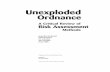 Unexploded Ordnance: A Critical Review of Risk · PDF filePrepared for the United States Army R Arroyo Center Approved for public release; distribution unlimited Unexploded Ordnance