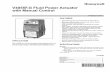 V4055F,G Fluid Power Actuator with Manual Control - · PDF filePRODUCT DATA 65-0029-01 V4055F,G Fluid Power Actuator with Manual Control APPLICATION The V4055F and G fluid power gas