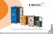 PLATE HEAT EXCHANGERS · PDF fileHRS High Performance Plate Heat Exchangers Heat Transfer Plates HRS oﬀer a wide range of plate heat exchangers for an extensive range of applications