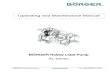 Operating and Maintenance Manual - infota.siss.clinfota.siss.cl/concesiones/empresas/AguasAndinas/03... · BÖRGER GmbH, Germany Tel: +49 (0)2862 9103-20 Operating and Maintenance