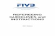 REFEREEING GUIDELINES and  · PDF fileREFEREEING GUIDELINES AND INSTRUCTIONS - 2017 following the FIVB Official Volleyball Rules 2017-2020. Page 3 feelings made