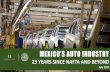 MEXICO’S AUTO INDUSTRY - cargroup.orgcargroup.org/wp-content/uploads/2017/08/Sandoval.pdf · engine for economic growth not only for Mexico’s economy but also for the region.