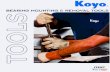 BEARING MOUNTING & REMOVAL TOOLS - JTEKT Tools... · Koyo Bearings North America Customer Service: 440-835-1000 Technical Assistance: 866-KOYO-TEC  Rev. Nov 2014 Koyo…