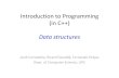 Introduction to Programming (in C++)jordicf/Teaching/programming/pdf/IP11_Data... · Introduction to Programming (in C++) Data structures Jordi Cortadella, Ricard Gavaldà, Fernando