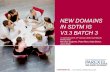 NEW DOMAINS IN SDTM IG V3.3 BATCH 3 - CDISCportal.cdisc.org/CDISC User Networks/Europe/German Language/CDISC... · NEW DOMAINS IN SDTM IG V3.3 BATCH 3 13 September 2016, 23rd German