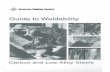 American Welding Society Guide to Weldability teeur x ... · PDF fileAmerican Welding Society Guide to Weldability teeur x. Carbon and Low Alloy Steels