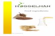 Feed ingredients - Mosselmanmosselman.eu/documents/mosselman-feed-ingredients.pdf · Feed ingredients. 2 ... PEG 300 monooleate PEG 300 dioleate PEG 400 dioleate ... Ascorbyl palmitate