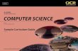 Sample Curriculum Guide COMPUTER SCIENCE - · PDF fileOxford Cambridge and RSA Qualification Accredited A LEVEL Sample Curriculum Guide COMPUTER SCIENCE H446 For first teaching in