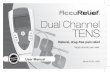 Dual Channel TENS -  · PDF fileThis manual is valid for the AccuRelief™ Dual Channel TENS Pain Reliever ACRL-3000. This instruction manual is published by Carex Health Brands