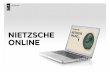 Nietzsche OnlineNietzsche Online - degruyter.com Online_User... · Inhalte Nietzsche Online bietet zusätzliche und verbesserte Aufbereitung der Inhalte • Korrekturen und Änderungen,