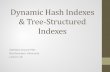 Dynamic Hash Indexes & Tree-Structured · PDF file• Extendible Hashing avoids overflow pages by splitting a full bucket when a new data entry is to be added to it. (Duplicates may