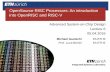 OpenSource RISC Processors: An introduction into OpenRISC ...gmichi/asocd/lecturenotes/Lecture6.pdf · OpenSource RISC Processors: An introduction into OpenRISC and ... • Available