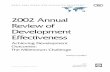 2002 Annual Review of Development Effectivenesssiteresources.worldbank.org/IDA/Resources/ARDE_2002.pdf · FY00–02 (Partial) 27 3.2 ... 2002 ANNUAL REVIEW OF DEVELOPMENT EFFECTIVENESS