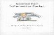 Science Fair Information Packet - CR Hadley Elementarycrhadley.dadeschools.net/images/News Letter/Science Fair-Info... · Science Fair . Information Packet . ... Top winning projects