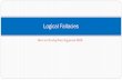 Logical fallacies - Georgia Public · PDF filewas only speaking in logical fallacies? Provide examples. ... Common Logical Fallacies: Ad ... counterpoint is a logical fallacy. Avoid
