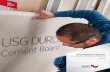 USG DUROCK BRAND CEMENT BOARD SYSTEMS - · PDF fileUSG Durock® Brand Cement Board Systems ... – Steel roof deck – Steel truss 48" o.c. Roof covering and roof insulation over 1/2"