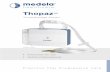 inter Gebrauch Thopaz - Schmidt · PDF fileThoraxdrainage-System ©Medela AG/200.0685/04.08/B International Sales Medela AG, Medical Technology Lättichstrasse 4b 6341 Baar/Switzerland