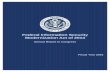 Federal Information Security Modernization Act of 2014 to... · FISMA FY 2016 Annual Report to Congress 1 . Federal Information Security Modernization Act of 2014 . Annual Report