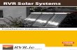 RVR Solar Systemsnews.rvr.ie/wp-content/uploads/2007/09/brochure_2007-05-16_web.pdf · RVR Solar Systems Installation ... CALPAK VTN vacuum collector consists of vacuum tubes, 1.5