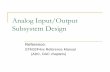 Analog Input/Output Subsystem Design - Auburn …eng.auburn.edu/~nelson/courses/elec5260_6260/slides/Chapter4 Analo… · Analog Input/Output Subsystem Design ... 4 1 2 2 ( 2 1) 1.