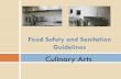 PowerPoint - Food Safety and Sanitation Guidelinesaxtellisd.net/view/452.pdf · Title: PowerPoint - Food Safety and Sanitation Guidelines Author: Statewide Instructional Resources