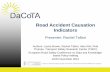 Road Accident Causation Indicators - DaCoTA EU · PDF fileRoad Accident Causation Indicators Presenter: Rachel Talbot ... Distribution of Causes •19% of distraction accidents were