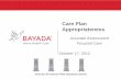 Care Plan Appropriateness - Bayada Home Health Care · PDF fileCare Plan Appropriateness ... • ex. Shoulder dislocation- no OT ... your discipline’s plan of care through the team