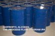 ISOPROPYL ALCOHOL THE PROCESS FLOW  · PDF fileisopropyl alcohol iupac production chemical properties physical properties uses health and safety economic