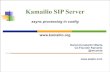 Kamailio SIP  · PDF fileKamailio SIP Server async processing in config !!   Daniel-Constantin Mierla Co-Founder Kamailio @miconda !