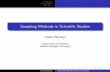 Data and Sampling Methods in Epidemiology - wmich. · PDF fileIntroduction Types of studies HRT Story Lessons Data and Sampling Methods in Epidemiology Joshua Naranjo Department of